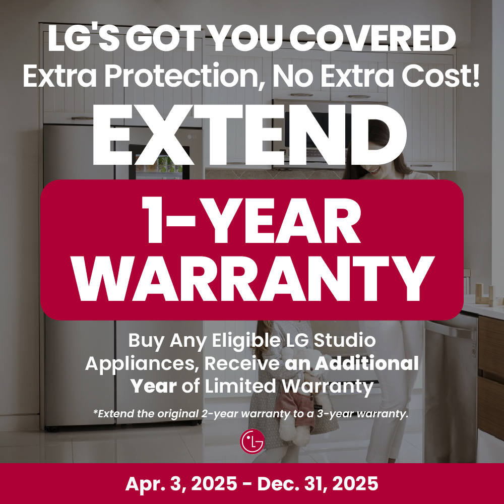 LG Studio ThinQ Care Extended Limited Warranty Promo Offer
