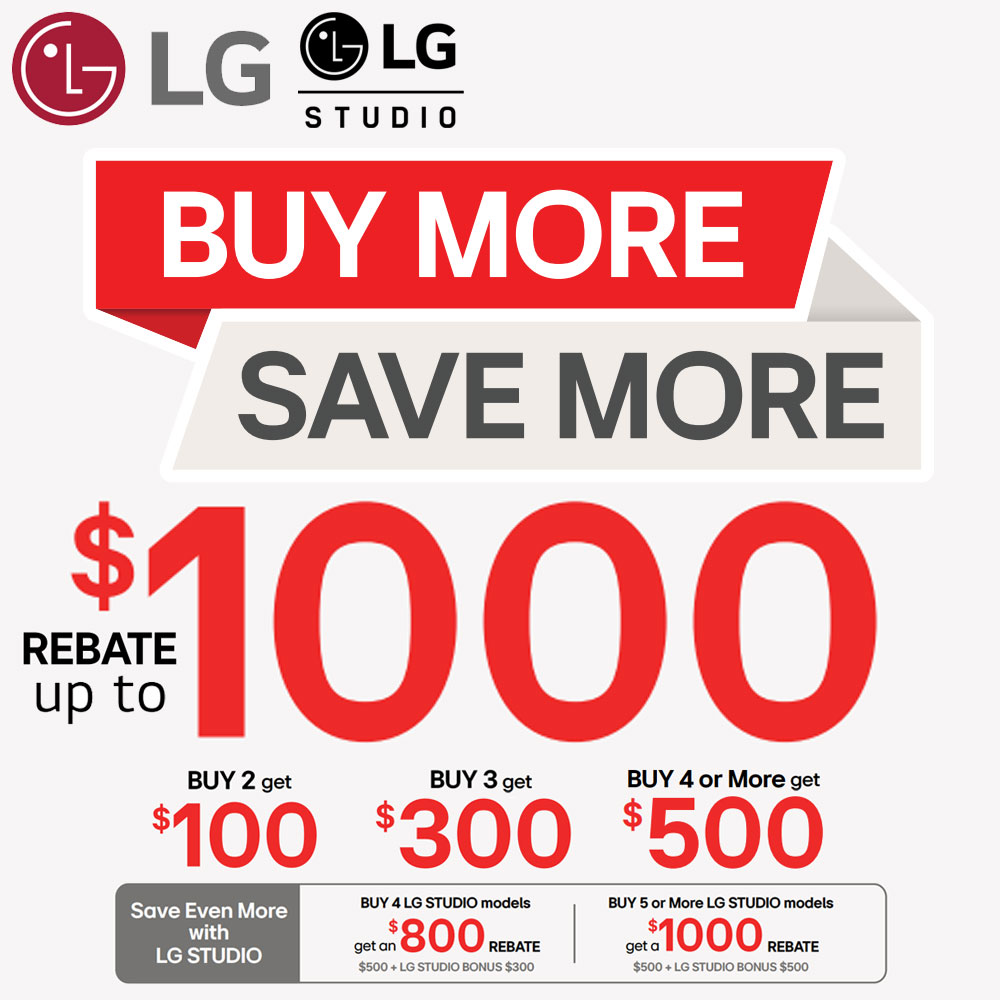 LG Buy More Save More Studio Kits