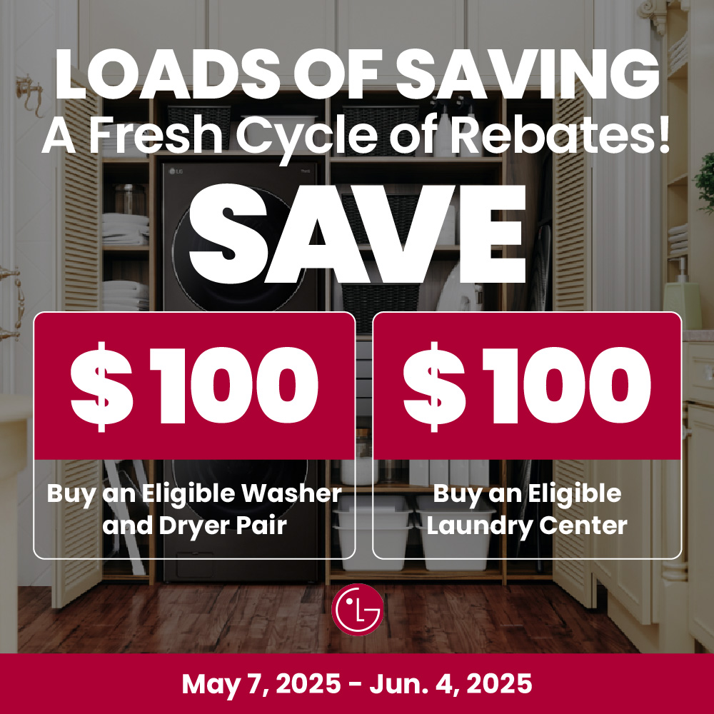 LG NECO Buy More, Save More Laundry Center or Pair