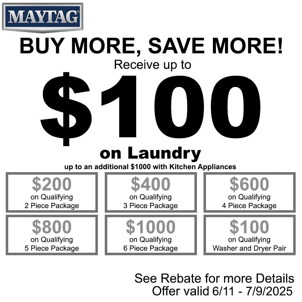 Maytag NECO Buy More Save More June 2025 Laundry