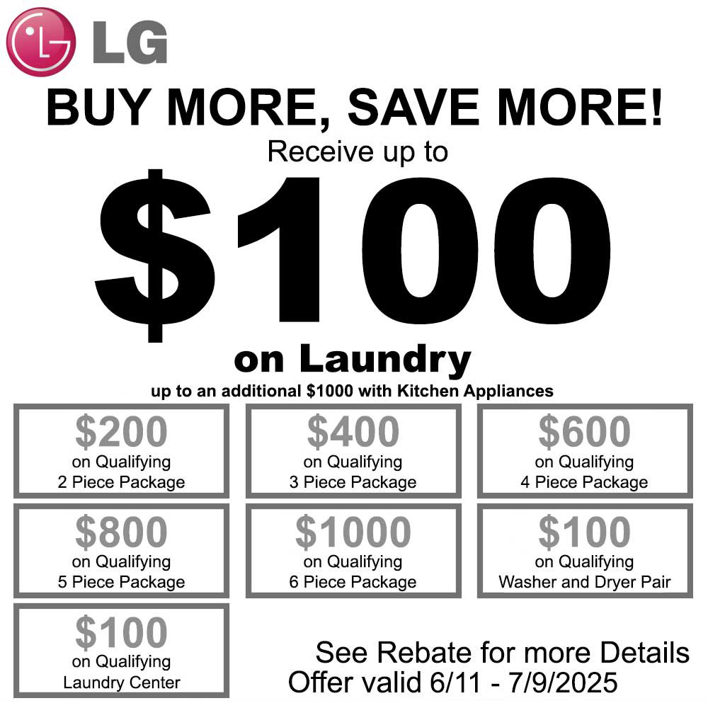 LG NECO Buy More Save More June 2025 Laundry