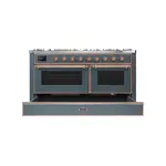 ILVE_UM15FDNS3BGP_Majestic_II_60"_Dual_Fuel_Range_drawer_opened