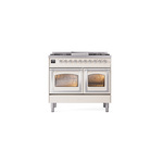 ILVE_UND40FNMPAWC_Nostalgie_II_40"_Dual_Fuel_Range_front_view