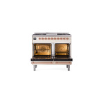 ILVE_UND40FNMPAWP_Nostalgie_II_40"_Dual_Fuel_Range_oven_door_opened