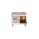 ILVE_UND40FNMPAWP_Nostalgie_II_40"_Dual_Fuel_Range_side_oven_door_opened