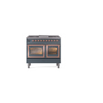 ILVE_UND40FNMPBGPLP_Nostalgie_II_40"_Dual_Fuel_Range_front_view