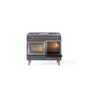 ILVE_UND40FNMPBGPLP_Nostalgie_II_40"_Dual_Fuel_Range_side_oven_door_opened