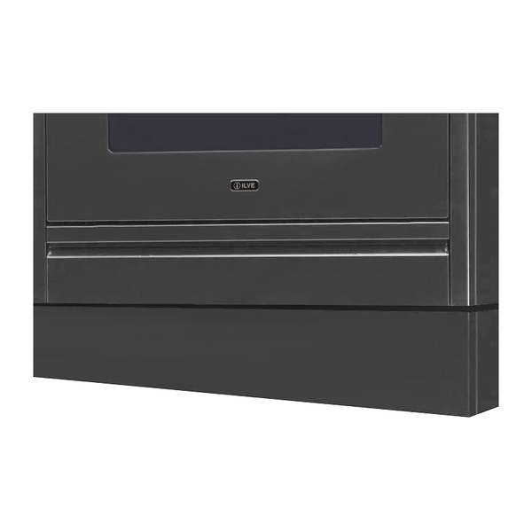 ILVE APZ76140M 30 inch Nostalgie/Professional Plus Toe Kick (5 1/2 inch h.) (Graphite Matte)