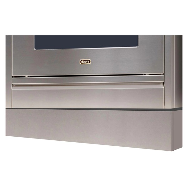 ILVE APZ90140I 36 inch Nostalgie/Professional Plus Toe Kick (5 1/2 inch h.) (Stainless Steel)