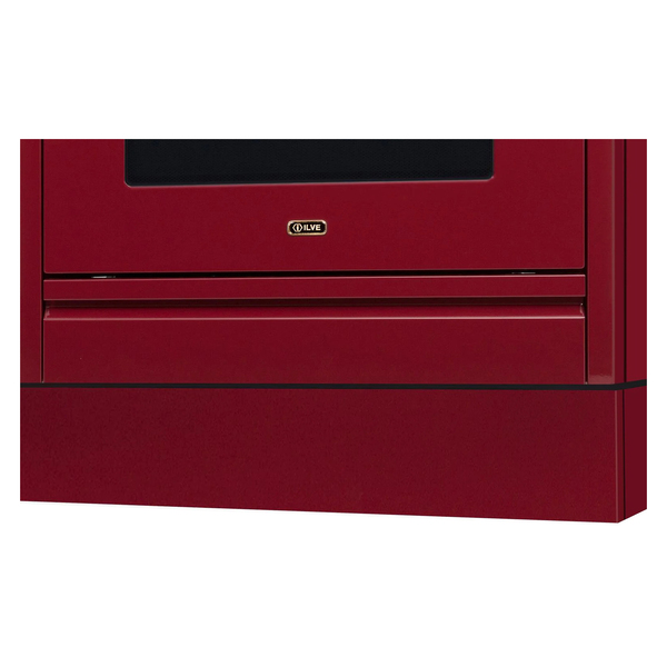 ILVE APZ90140RB 36 inch Nostalgie/Professional Plus Toe Kick (5 1/2 inch h.) (Burgundy)