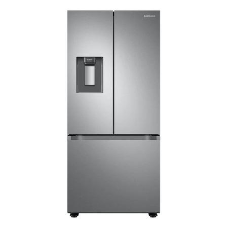 Samsung RF22A4221SR 30 inch Smart French Door Refrigerator with 22 cu. ft. Capacity, LED Lighting, All-Around Cooling and External Water Dispenser in Fingerprint Resistant Stainless Steel