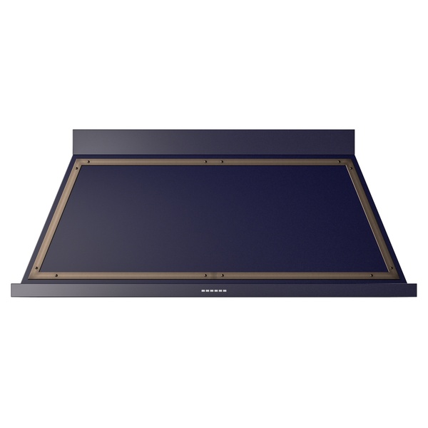 ILVE UANB60MBB Nostalgie II Noblesse 60 inch Range Hood (Midnight Blue, Burnished)