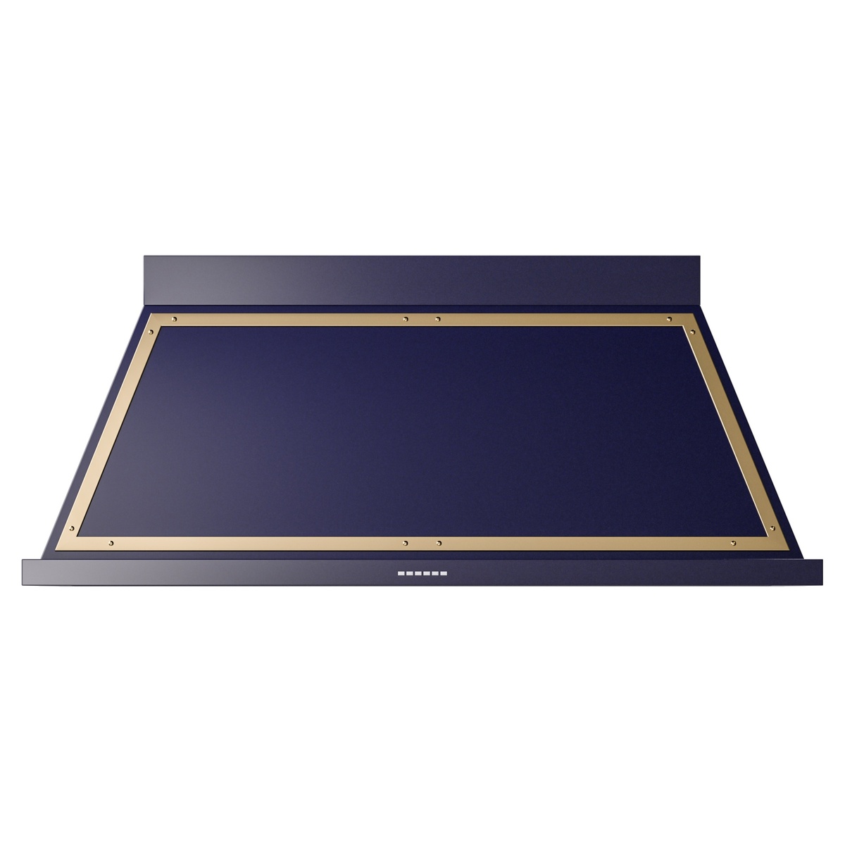 ILVE UANB60MBG Nostalgie II Noblesse 60 inch Range Hood (Midnight Blue, Brass)