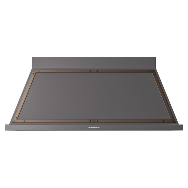 ILVE UANB60MGB Nostalgie II Noblesse 60 inch Range Hood (Graphite Matte, Burnished)