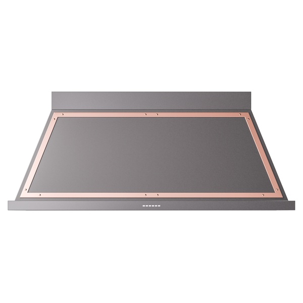 ILVE UANB60MGP Nostalgie II Noblesse 60 inch Range Hood (Graphite Matte, Copper)