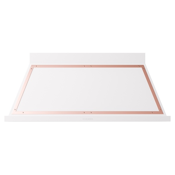 ILVE UANB60WHP Nostalgie II Noblesse 60 inch Range Hood (White, Copper)