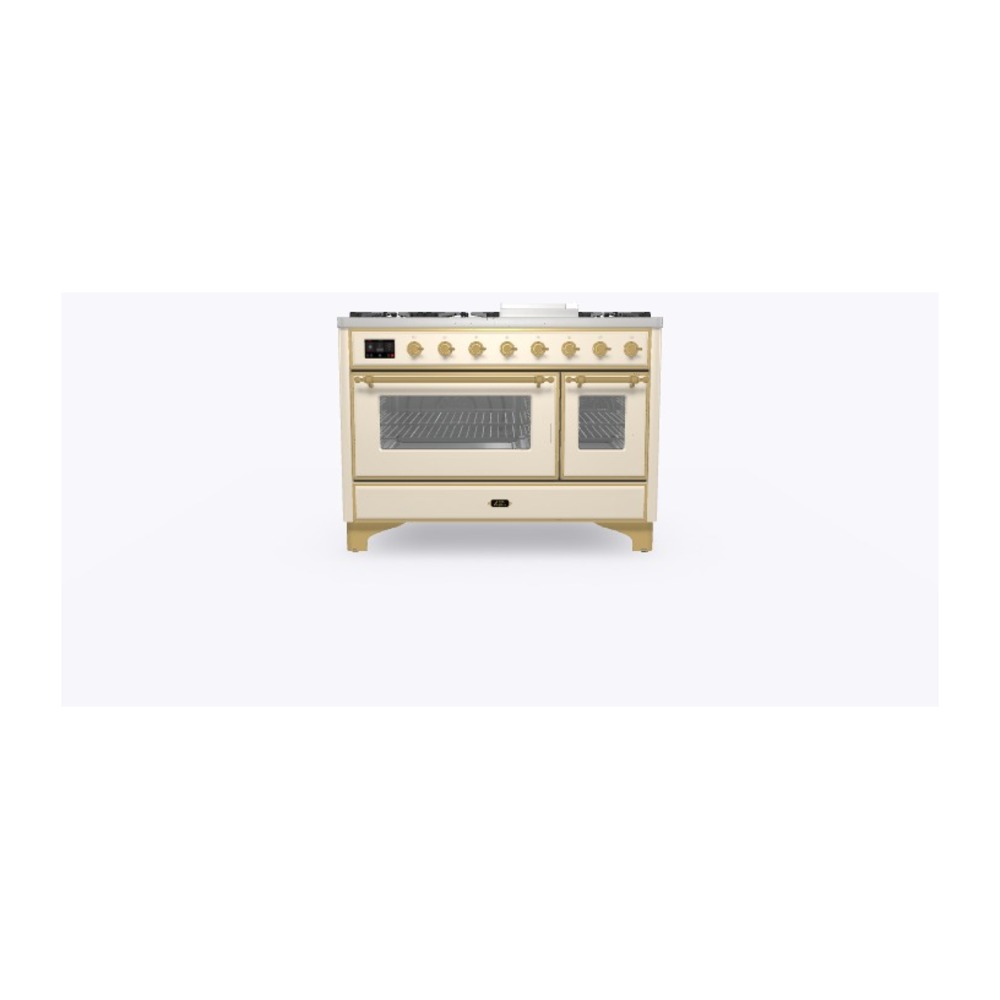ILVE_UM12FDNS3AWG_Majestic_II_48_Dual_Fuel_Range_Front_View