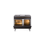 ILVE_UND40FNMPBKBLP_Nostalgie_II_40"_Dual_Fuel_Range_oven_door_opened