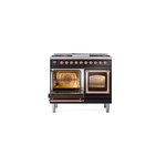 ILVE_UND40FNMPBKP_Nostalgie_II_40"_Dual_Fuel_Range_main_oven_door_opened