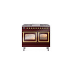 ILVE_UND40FNMPBUG_Nostalgie_II_40"_Dual_Fuel_Range_front_view