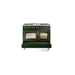 ILVE_UND40FNMPEGB_Nostalgie_II_40"_Dual_Fuel_Range_drawer_opened