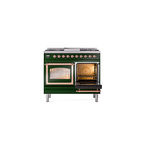 ILVE_UND40FNMPEGPLP_Nostalgie_II_40"_Dual_Fuel_Range_side_oven_door_opened