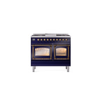 ILVE_UND40FNMPMBBLP_Nostalgie_II_40"_Dual_Fuel_Range_front_view