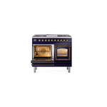 ILVE_UND40FNMPMBBLP_Nostalgie_II_40"_Dual_Fuel_Range_main_oven_door_opened