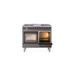 ILVE_UND40FNMPMGBLP_Nostalgie_II_40"_Dual_Fuel_Range_side_oven_door_opened