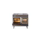 ILVE_UND40FNMPMGGLP_Nostalgie_II_40"_Dual_Fuel_Range_main_oven_door_opened