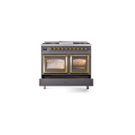 ILVE_UND40FNMPMGGLP_Nostalgie_II_40"_Dual_Fuel_Range_drawer_opened