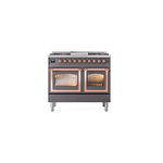 ILVE_UND40FNMPMGP_Nostalgie_II_40"_Dual_Fuel_Range_front_view