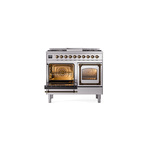ILVE_UND40FNMPSSBLP_Nostalgie_II_40"_Dual_Fuel_Range_main_oven_door_opened
