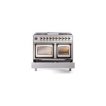 ILVE_UND40FNMPSSBLP_Nostalgie_II_40"_Dual_Fuel_Range_drawer_opened