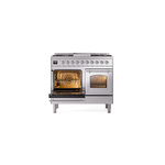 ILVE_UND40FNMPSSC_Nostalgie_II_40"_Dual_Fuel_Range_main_oven_door_opened