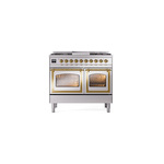 ILVE_UND40FNMPSSG_Nostalgie_II_40"_Dual_Fuel_Range_front_view