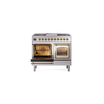 ILVE_UND40FNMPSSG_Nostalgie_II_40"_Dual_Fuel_Range_main_oven_door_opened