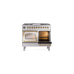 ILVE_UND40FNMPSSG_Nostalgie_II_40"_Dual_Fuel_Range_side_oven_door_opened