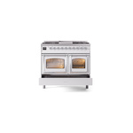 ILVE_UND40FNMPWHC_Nostalgie_II_40"_Dual_Fuel_Range_drawer_opened