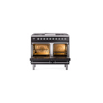 ILVE_UND40FQNMPBKCLP_Nostalgie_II_40"_Dual_Fuel_Range_oven_door_opened