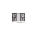ILVE_UND40FQNMPEGG_Nostalgie_II_40"_Dual_Fuel_Range_top_view