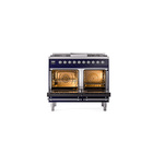 ILVE_UND40FQNMPMBCLP_Nostalgie_II_40"_Dual_Fuel_Range_oven_door_opened