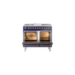 ILVE_UND40FQNMPMBGLP_Nostalgie_II_40"_Dual_Fuel_Range_oven_door_opened