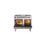 ILVE_UND40FQNMPSSB_Nostalgie_II_40"_Dual_Fuel_Range_oven_door_opened
