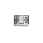ILVE UND40FNMP Nostalgie II Noblesse 40" Dual Fuel RangeILVE_UND40FQNMPWHP_Nostalgie_II_40"_Dual_Fuel_Range_top_view