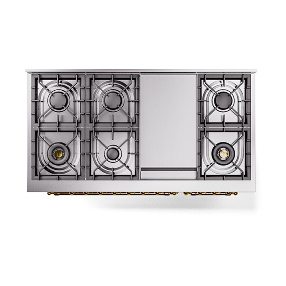 ILVE_UP48FNMPAWG_Nostalgie_II_48"_Dual_Fuel_Range_top_view
