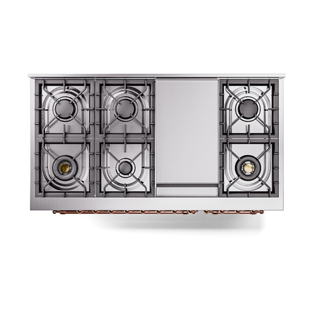 ILVE_UP48FNMPBGP_Nostalgie_II_48"_Dual_Fuel_Range_top_view