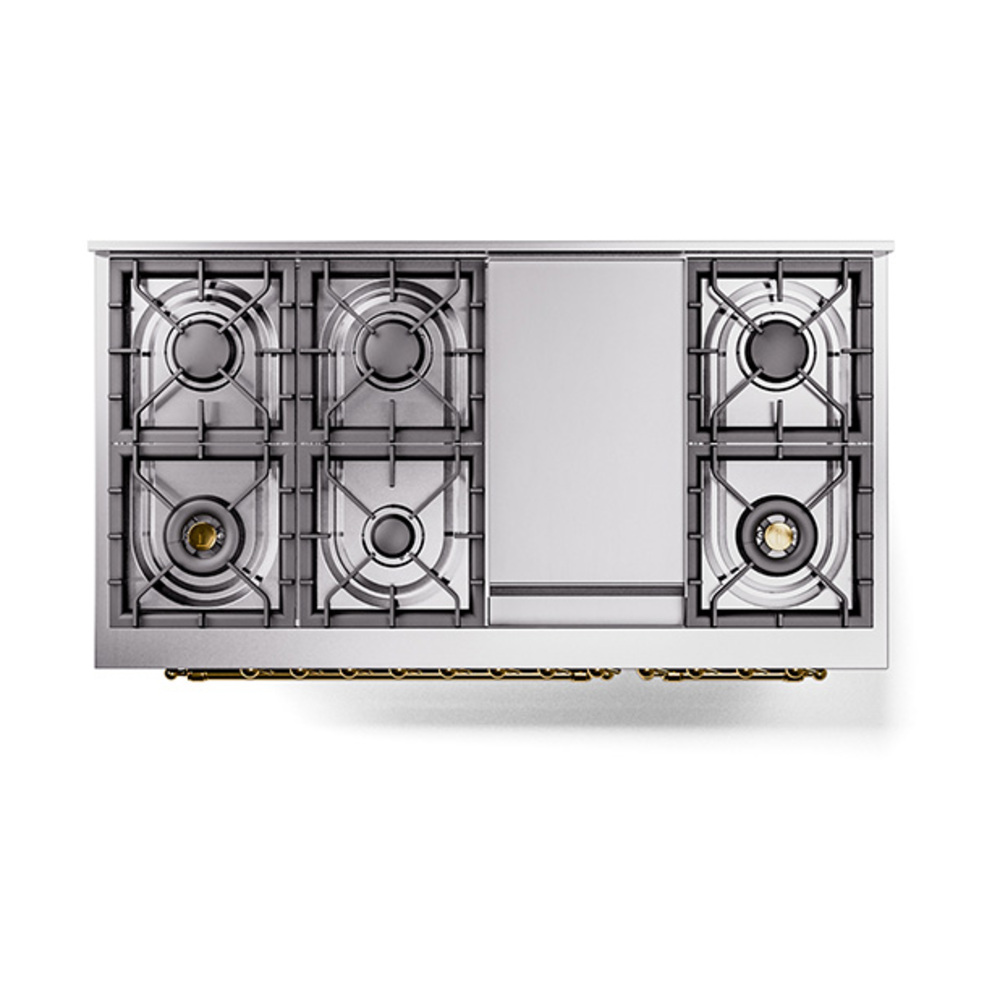 ILVE_UP48FNMPEGGLP_Nostalgie_II_48"_Dual_Fuel_Range_top_view