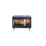 ILVE_UP48FNMPMBC_Nostalgie_II_48"_Dual_Fuel_Range_oven_door_opened