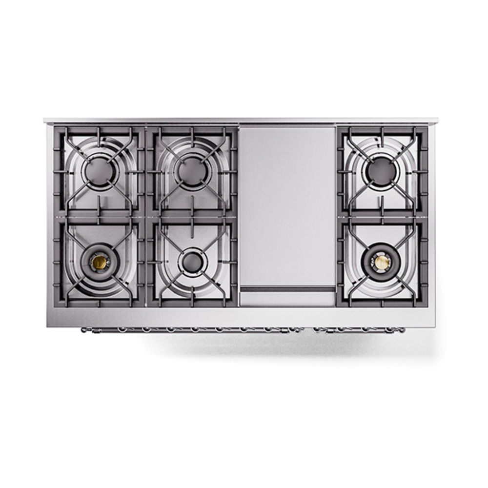 ILVE_UP48FNMPSSC_Nostalgie_II_48"_Dual_Fuel_Range_top_view